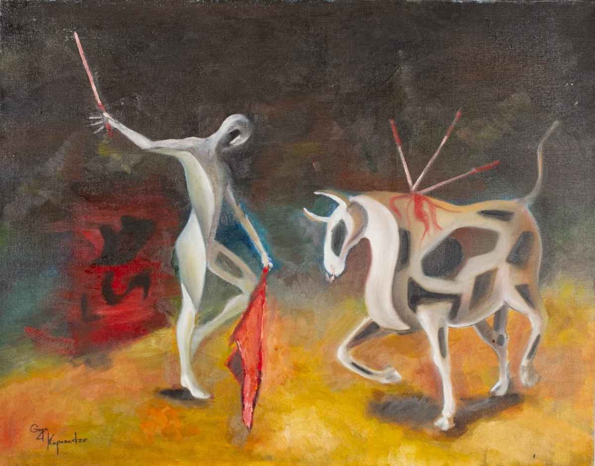 Corida (Figure with Bull)