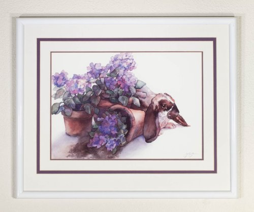 Rabbit with Flowers